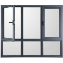 Double Panel Casement Window Aluminum Window